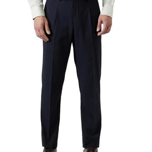 Amazon Brand - Symbol Men Men's Stretchable Formal Pants | Trousers (Regular Fit)